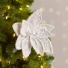 White Tweed Magnolia Picks, Set of 2