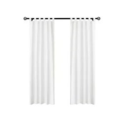 White Weathermate Blackout Curtain Panel, 84 in.