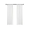 White Weathermate Blackout Curtain Panel, 72 in.