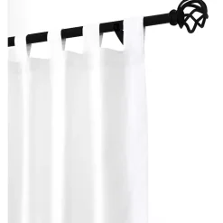 White Weathermate Blackout Curtain Panel, 84 in.