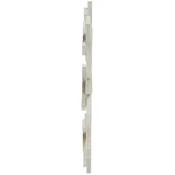 White Wood Snowflake Wall Plaque, 16 in.