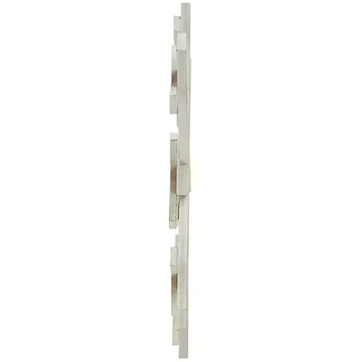 White Wood Snowflake Wall Plaque, 16 in.