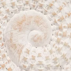 White Woven Seashell Statue