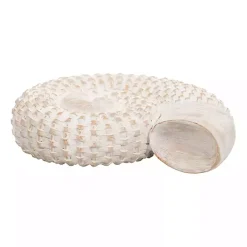 White Woven Seashell Statue