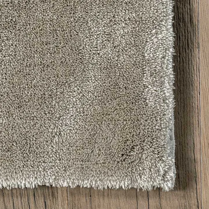 Whitlow Gray Shag Washable Area Rug, 6x9