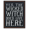 Wicked Witch Lives Here Canvas Art Print