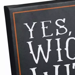 Wicked Witch Lives Here Canvas Art Print