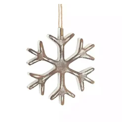 Wood Snowflake 12-pc. Christmas Ornament Set