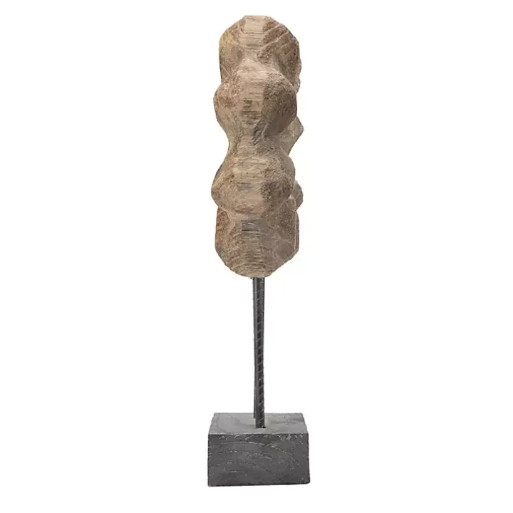 Wood Wave Ring Figurine