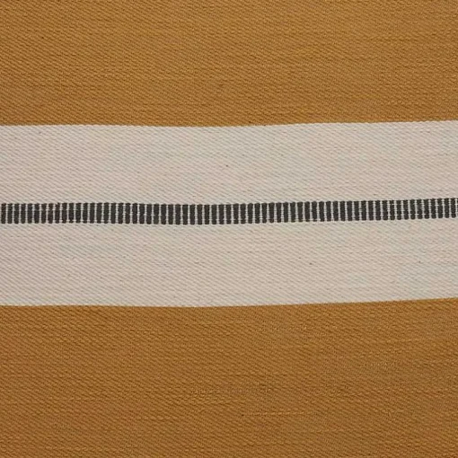 Yellow Single Stripe Pillow