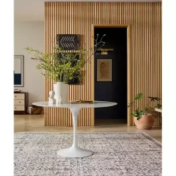 Anniston Ivory Stone Area Rug, 5x8