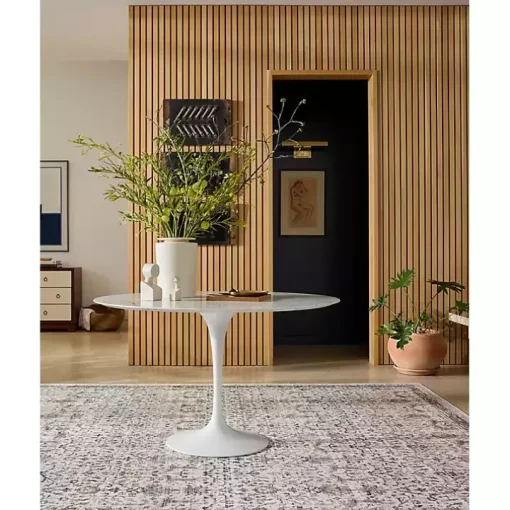Anniston Ivory Stone Area Rug, 5x8