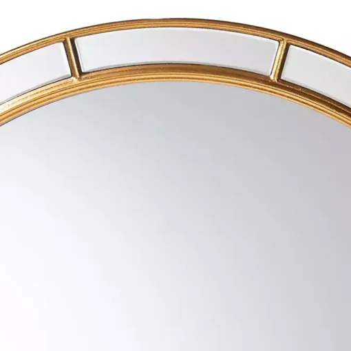Antique Goldleaf Round Wall Mirror