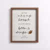 Beer and Wings Framed Wall Plaque