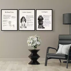 Black Cockapoo Facts Framed Wall Plaque