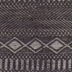 Black Diamond Jute Area Rug, 8x10