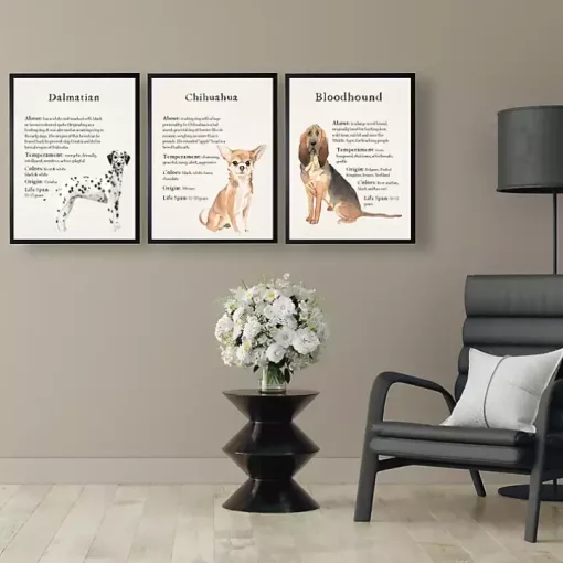 Bloodhound Facts Framed Wall Plaque