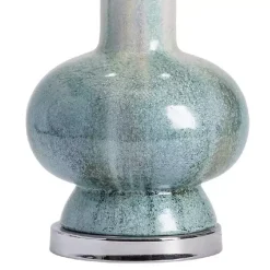 Blue and White Ombre Ceramic Table Lamp