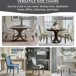 Blue Madison Park Ultra Dining Chairs, Set of 2