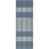 Blue Plaid Emily Henderson x RugsUSA Runner, 2x8