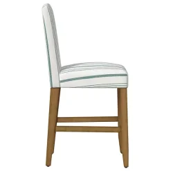Calypso Striped Upholstered Counter Stool