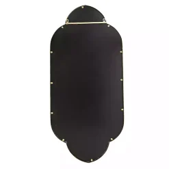 Champagne Gold Long Quatrefoil Mirror