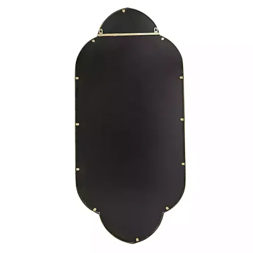 Champagne Gold Long Quatrefoil Mirror