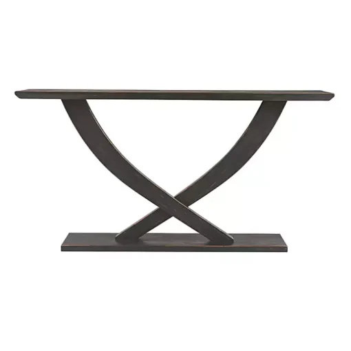 Charcoal Black Ramus Console Table