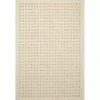 Chris Loves Julia x Loloi Ivory Polly Rug, 7x9