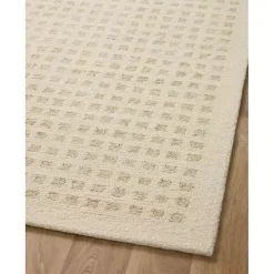 Chris Loves Julia x Loloi Ivory Polly Rug, 7x9
