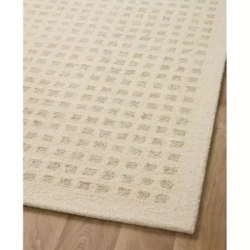 Chris Loves Julia x Loloi Ivory Polly Rug, 7x9