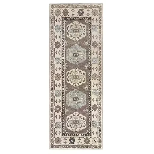 Coffee Shary Washable Runner, 2x7