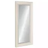 Distressed White Maron Wall Mirror