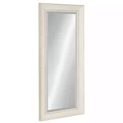 Distressed White Maron Wall Mirror