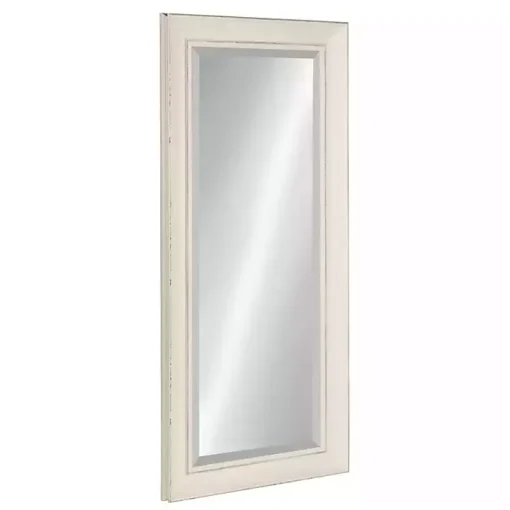 Distressed White Maron Wall Mirror