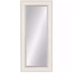 Distressed White Maron Wall Mirror