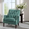 Elle Tufted Teal Accent Chair