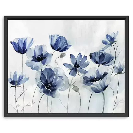 Gentian Awakening Framed Canvas Art Print