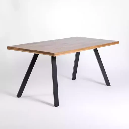 Glenn Natural Wood Rectangular Dining Table