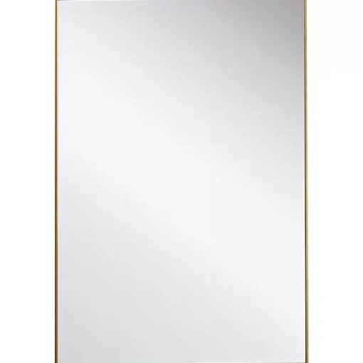 Gold Simple Frame Rectangle Wall Mirror