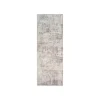 Gray Abstract Woven Runner