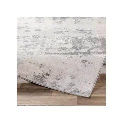 Gray Abstract Woven Runner