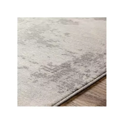 Gray Abstract Woven Runner