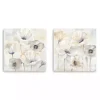 Gray Poppy Garden 2-pc. Canvas Art Set, 30x30 in.