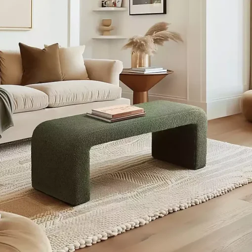 Green Boucle Waterfall Bench