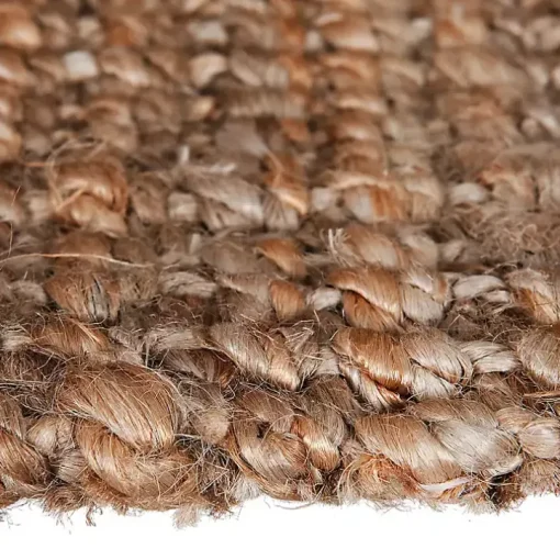 Handspun Jute Boucle Scatter Rug