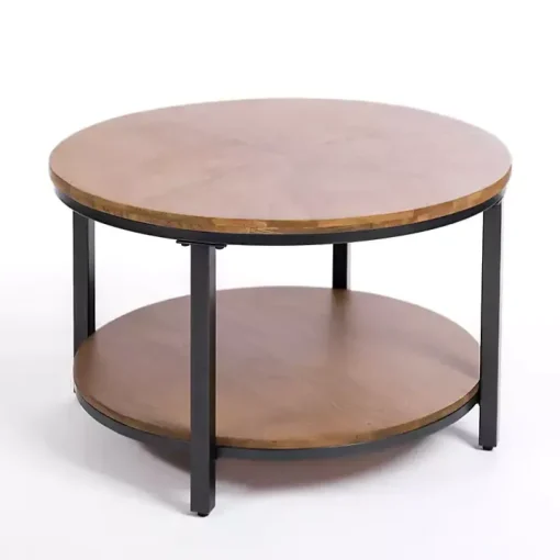 Hayden Wood and Gunmetal Coffee Table