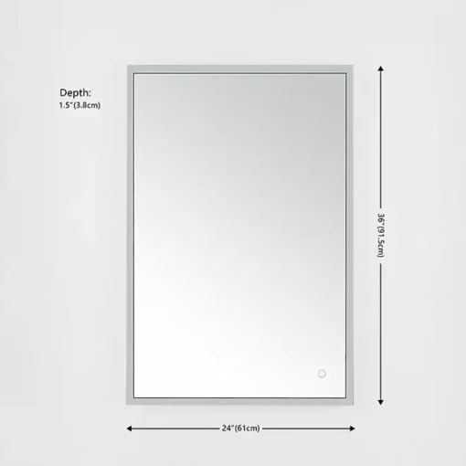 Houston LED Rectangular Wall Mirror