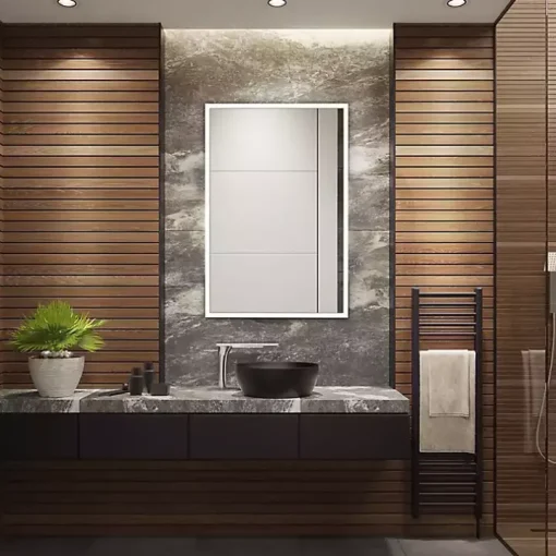 Houston LED Rectangular Wall Mirror