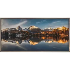 Identic Image Framed Tempered Glass Print